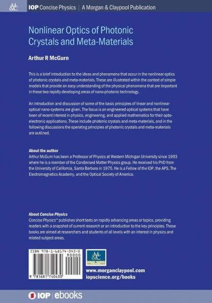 Nonlinear Optics of Photonic Crystals and Meta-Materials (IOP Concise Physics)