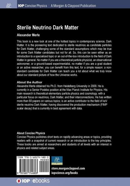 Sterile Neutrino Dark Matter (IOP Concise Physics)