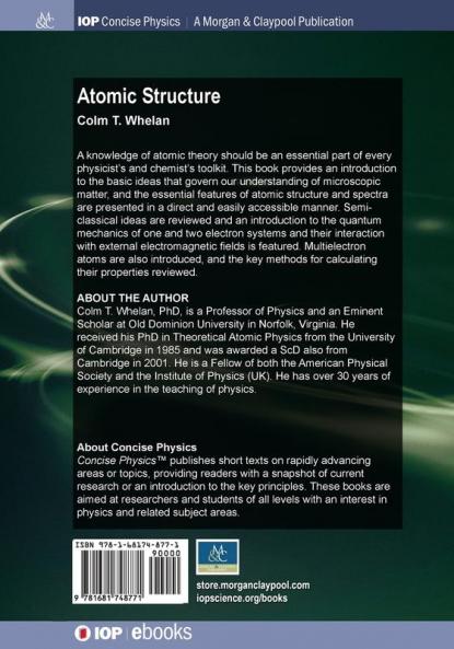 Atomic Structure (IOP Concise Physics)
