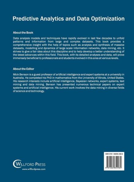 Predictive Analytics and Data Optimization