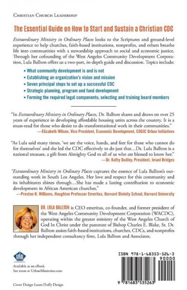 Extraordinary Ministry in Ordinary Places: A Guide to Christian Community Development