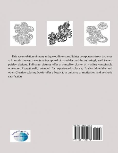 Paisley Mandala Coloring Book: For All Ages