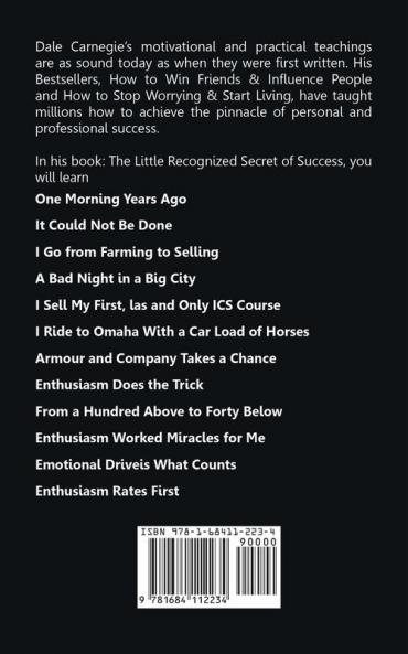 The Little Recognized Secret of Success