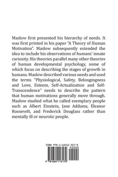 A Theory of Human Motivation