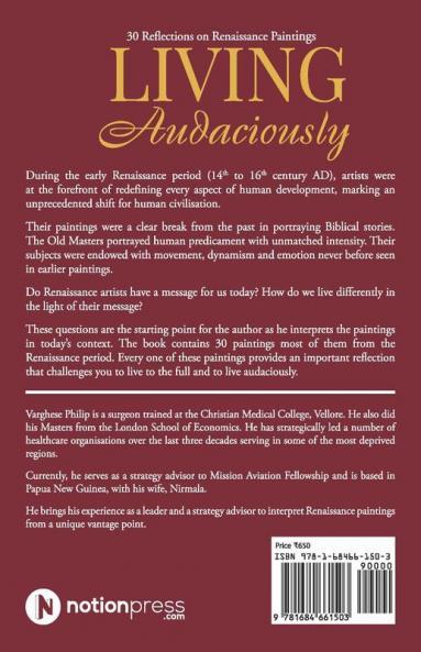 Living Audaciously : 30 Reflections On Renaissance Paintings