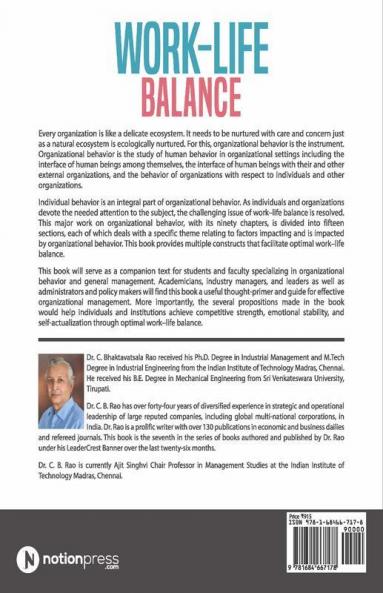 Work-Life Balance : Essays In Individual And Organizational Behavior