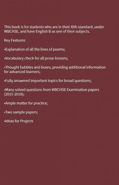 A Companion Reader For Hs Engish-B Class Xi