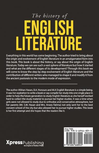 The History Of English Literature