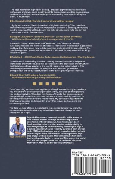 The Raja Method Of High Ticket Closing: The Secret Weapon To Turbocharge Sales