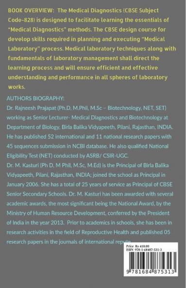 A Textbook Of Medical Diagnostics: Laboratory Medicine Xith (828)
