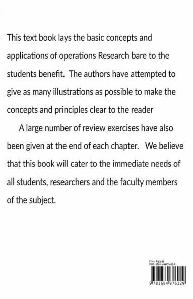 OPERATIONS RESEARCH TECHNIQUES