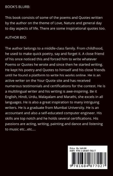 Poems and Quotes Vol 1