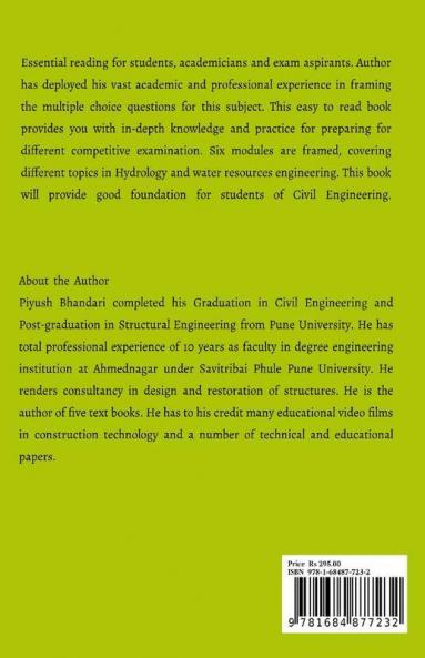 Hydrology And Water Resources Engineering Mcq'S: Multiple Choice Questions For Competitive Exam Preparation