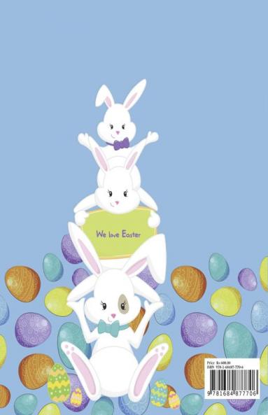 WE LOVE EASTER Coloring Book for Kids : Easy Fun Cute Easter Illustrations for Kids any Age to Color