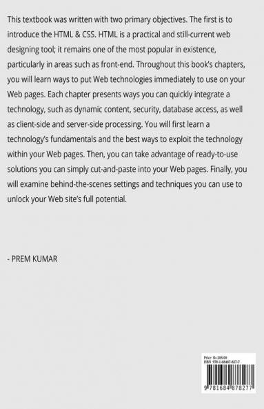 Web Design With HTML &amp;amp; CSS: HTML &amp; CSS Complete Beginner's Guide