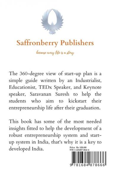 The 360 degree view of start-up plan : 20 precise steps for aspiring youngsters