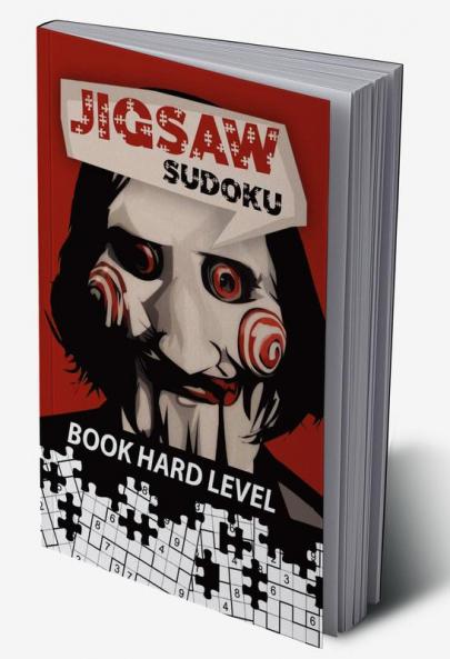 Jigsaw Sudoku Book Hard Level : 200 Hard Jigsaw Sudoku Puzzles Irregularly Shaped Sudoku Sudoku Books for Adults