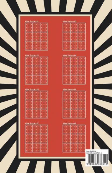 Killer Sudoku: Medium Level Killer Sudoku Puzzle Books Killer Soduko Book