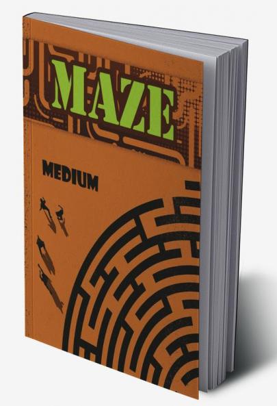 Maze Medium : Medium Level Maze Activity Book Preschool to Kindergarten Kids Maze Book Maze Book for Kids