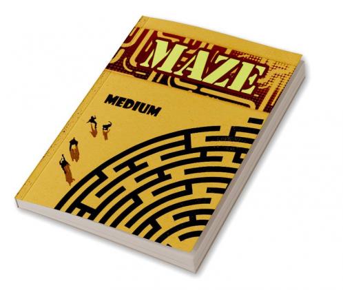 Maze Medium : Medium Level Maze Activity Book Preschool to Kindergarten Kids Maze Book Maze Book for Kids