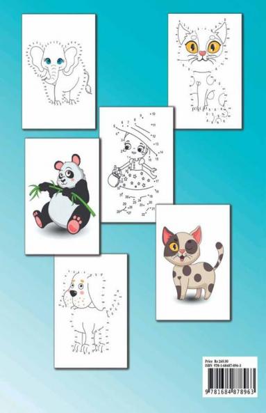 Connect the Dots Book for Kids : Dot-to-Dot Puzzles for Fun and Learning Connect the Dots Numbers Fun Learning and Practice