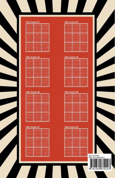Killer Sudoku Hard Hard Killer Sudoku Puzzle Books Killer Soduko Book