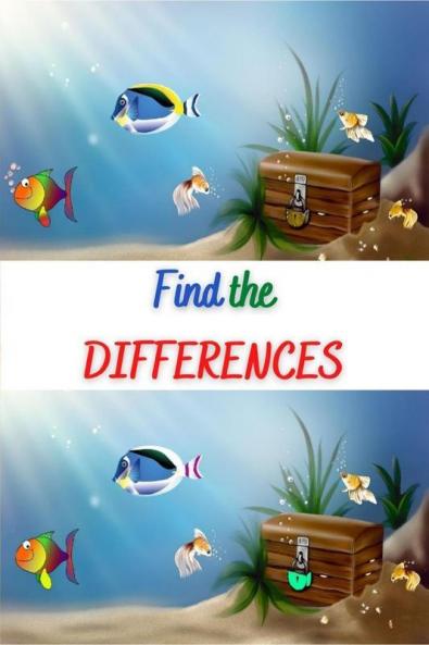 Find the Differences: Find the Difference Puzzle Books for Teens | Search and Find Fun Book | Spot the Differences Between Two Pictures | Find the Difference Puzzles fill color interior 8.5” x 1...