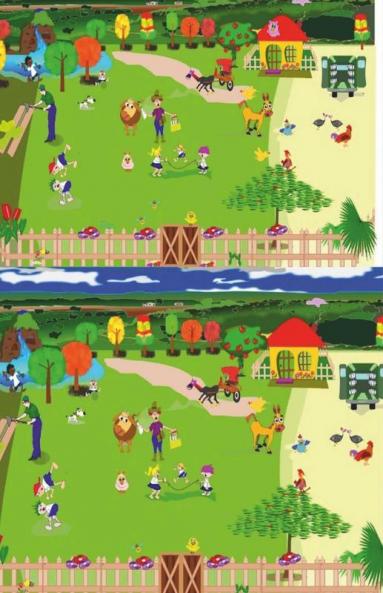 Find the Differences: Find the Difference Puzzle Books for Teens | Search and Find Fun Book | Spot the Differences Between Two Pictures | Find the Difference Puzzles fill color interior 8.5” x 1...
