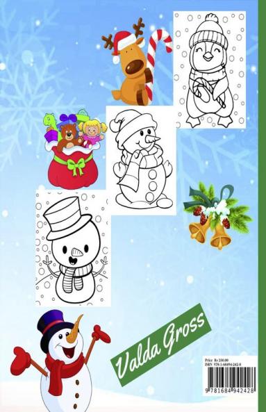 This Is My Christmas Coloring Book : An Christmas Coloring Book For Toddlers with 45 Beautiful Pages to Color with Santa and More (Fun Toddler & Kids Coloring Books)
