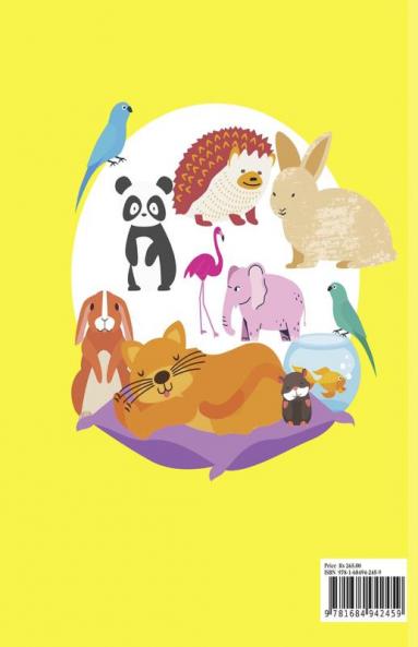 Cute Animals Coloring Book for Kids : Easy Coloring Pages of Animal for Little Kids Boys & Girls | Adorable Designs Best Gift for Home or Travel Relaxation
