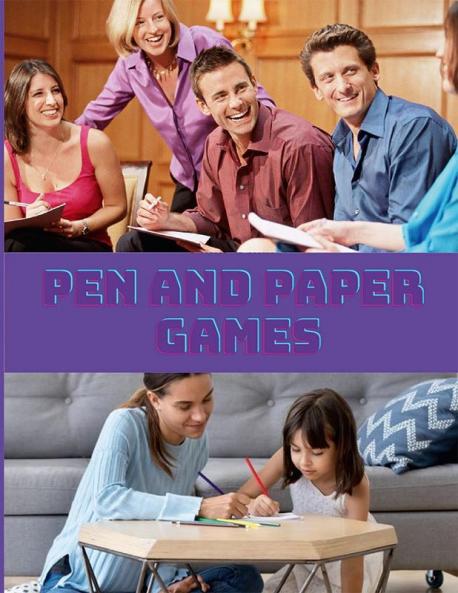 Pen And Paper Games : HANGMAN BATTLESHIPS M.A.S.H. HEXAGON GAME 3D TIC-TAC-TOE TIC-TAC-TOE FOUR IN A ROW DOTS AND BOXES