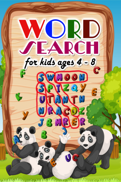 word search for kids ages 4 - 8 : Amazing puzzle games with practice speling for boys and girls Ages 4 – 8