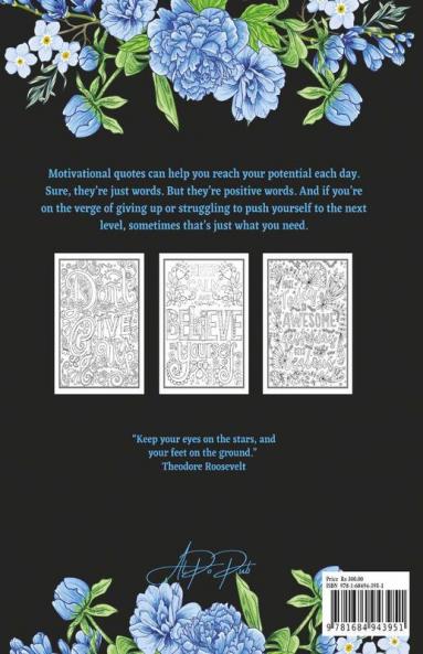 Motivational Coloring Book: Amazing Good Vibes Coloring Book With Positive Affirmations For Self Confidence And Relaxation | Adult Coloring Books With Motivational And Inspirational Quotes | Motiv...