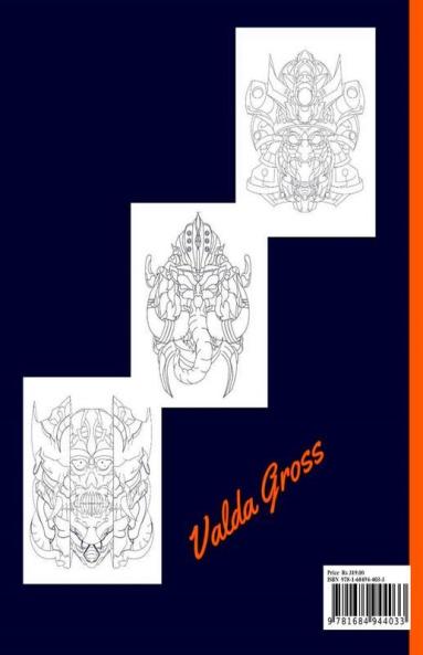 Japanese Tattoo Coloring Book : Tattoo Coloring Book For Teens And Adults With Mecha Japan Ronin Satan Samurai Mask Styles Of Different Cultural (Tattoo Design Coloring Book)