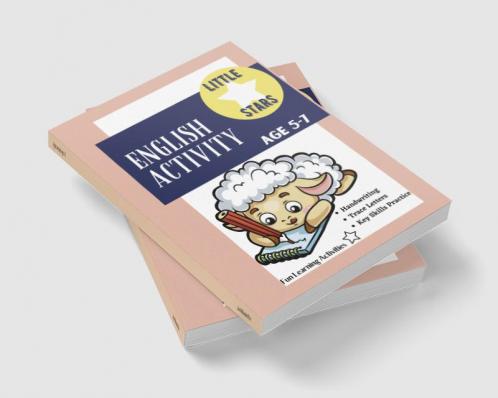 English Activity Age 5-7 : Trace Letters Alphabet Basics Workbook - 98 Pages Kindergarten to Grade 1 Handwriting Coloring Counting Letter Sounds Activities for Self Study &amp; Homeschool