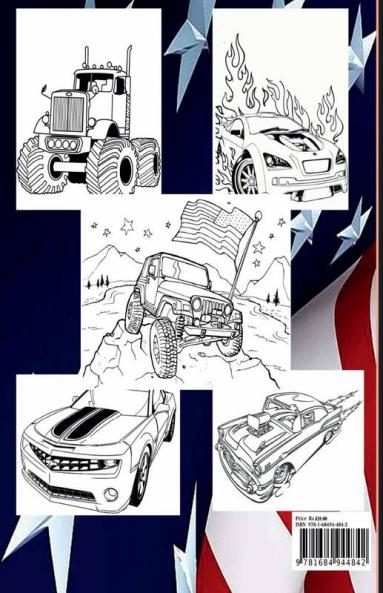 Muscle Cars Coloring Book : American Greatest New and Old Cars Coloring Pages For Kids
