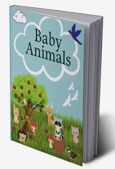 Baby Animals : Coloring Book for Kids with 43 Incredibly Cute and adorable Animals to color for teens and girls.
