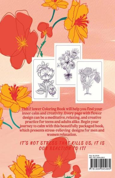 Flower: An Adult Coloring Book