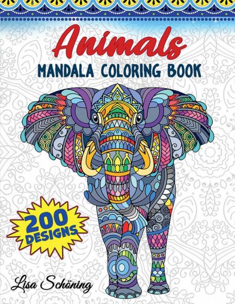 Animals Mandala Coloring Book