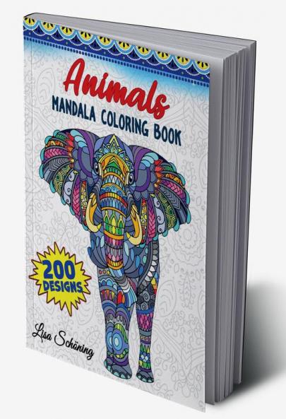 Animals Mandala Coloring Book