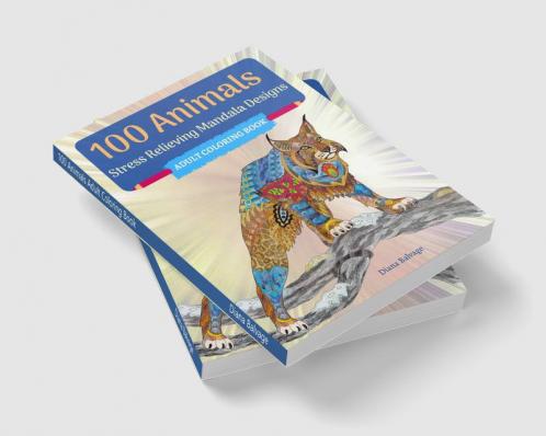100 Animals Adult Coloring Book : with Stress Relieving Mandala Designs | Amazing Animals with Patterns to Color for Relaxation
