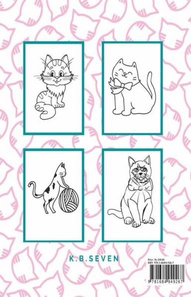 Cats Coloring Book For Kids : Fantastic Cute Cats Coloring And Activity Book For – Girls Boys And Kids All Ages | Kittens Coloring Book