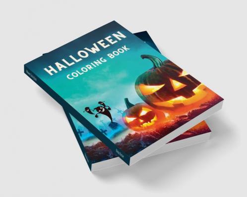 Halloween Coloring Book : For Adults with Witches Haunted Houses Pumpkins and Monsters│ Stress Relief Adult Relaxation with Spooky coloring pages for Women