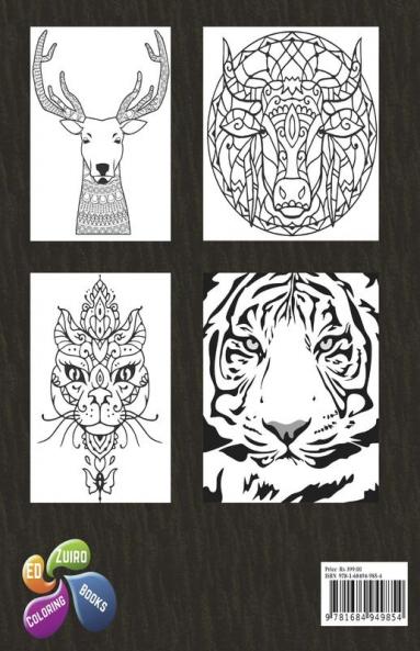 Animals Coloring Book For Adults