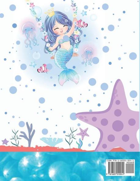 Mermaid Coloring Book Ages 4-8