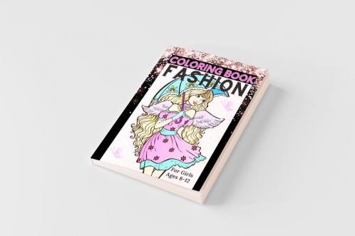 Fashion Coloring Book for Girls Ages 8-12