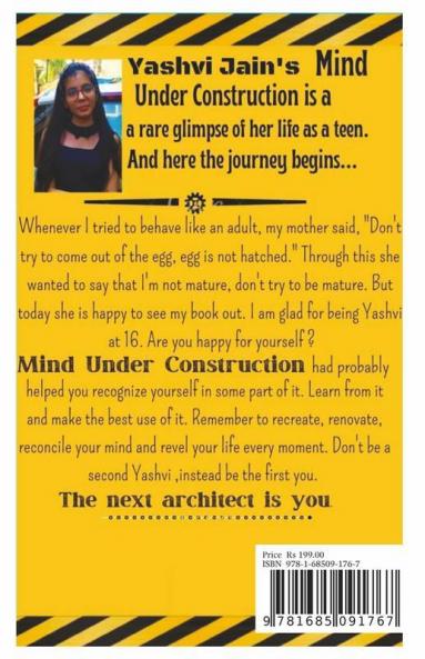 Mind Under Construction: Recreate Your Teenage YearsRenovate Your Life Reconcile Your Issues And Revel In The Construction Of Your Mind