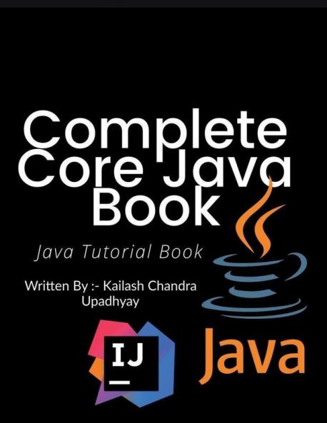 Complete Core Java Tutorial Book : Java Tutorial Book