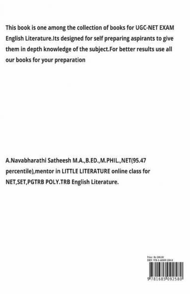 Ugc-Net Exam Indian Literature All In One Detail Book For Ugc-Net Exam Self Preparation