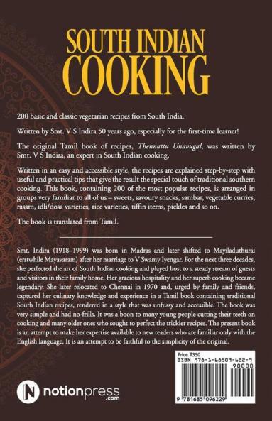 South Indian Cooking : 200 Vegetarian Recipes